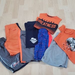 6 Pair of Boys Athletic Shorts Size 6/7